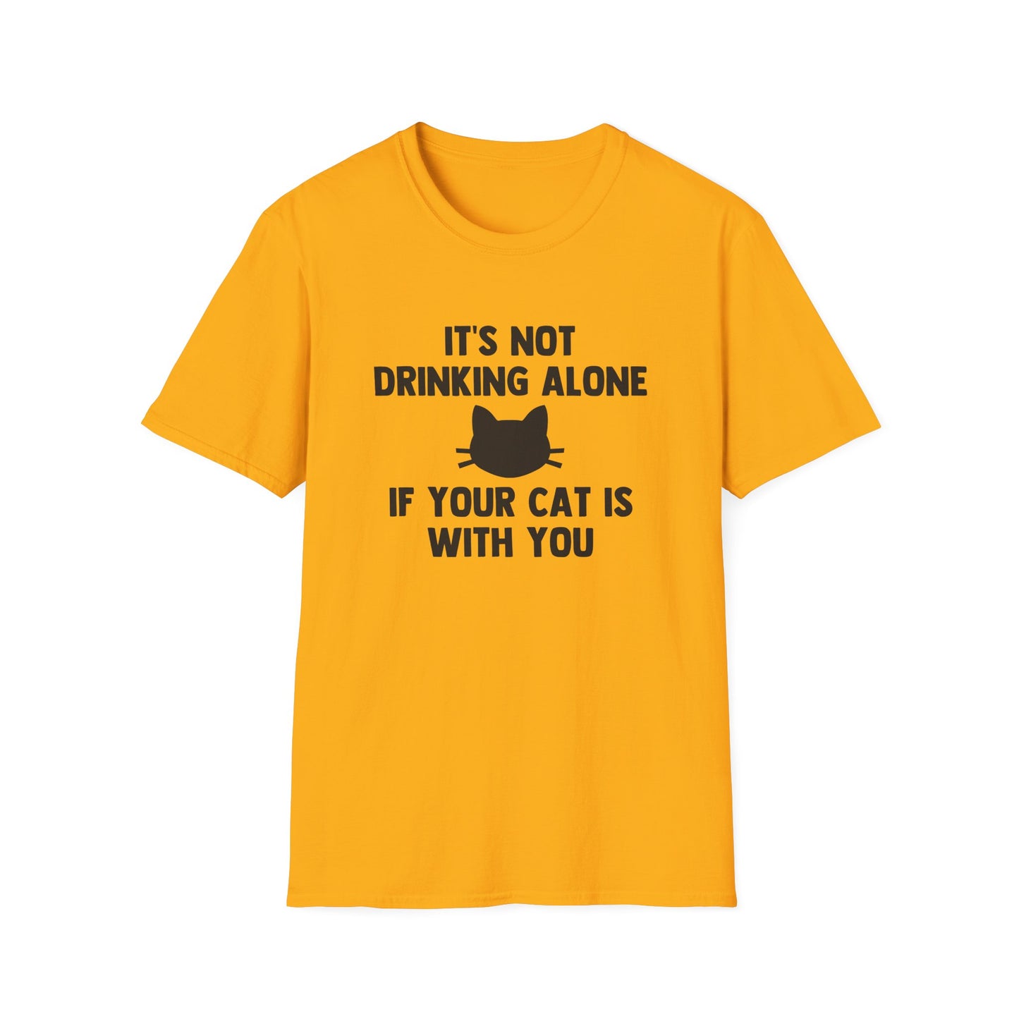It's Not Drinking Alone If Your Cat Is With You