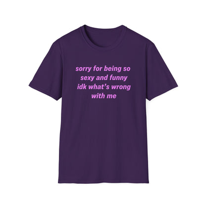 Sorry for Being So Sexy and Funny, Idk What’s Wrong With Me