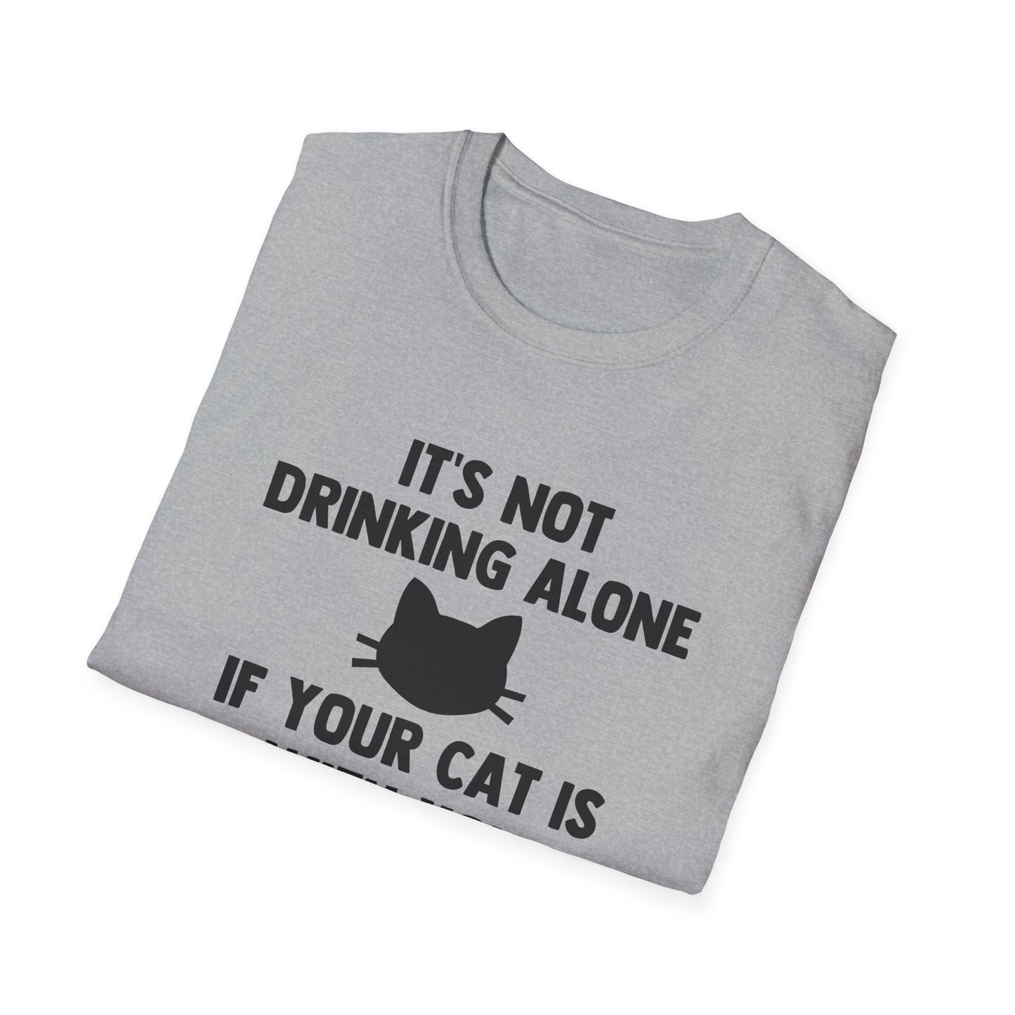 It's Not Drinking Alone If Your Cat Is With You