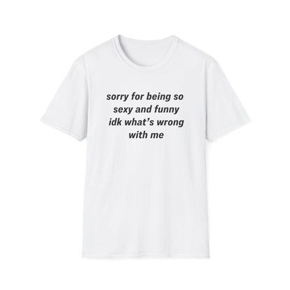 Sorry for Being So Sexy and Funny, Idk What’s Wrong With Me