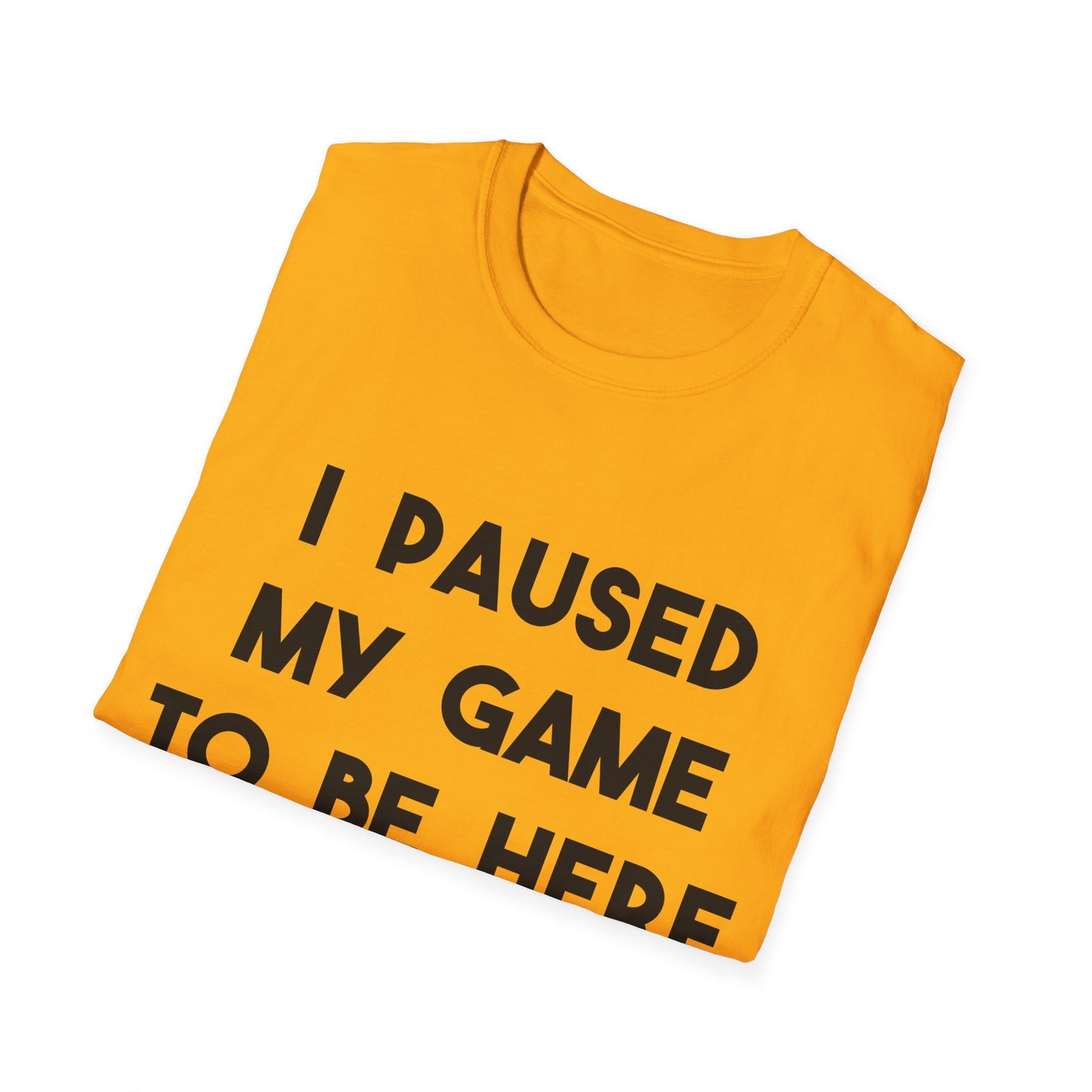 I Paused My Game To Be Here