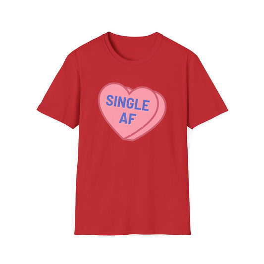 Single AF - Candy Heart Valentine's Day Shirt